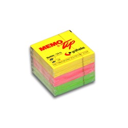 12 blocs de notes adhésives Memo-Tip NEON assorties 38,1mmX50.8m