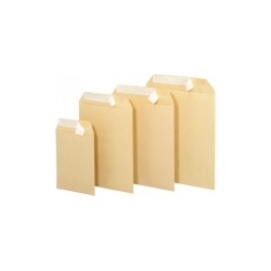 Paquet de 50 enveloppes kraft brun 85 gramme, format C5: 16,20 x 22,90 cm,