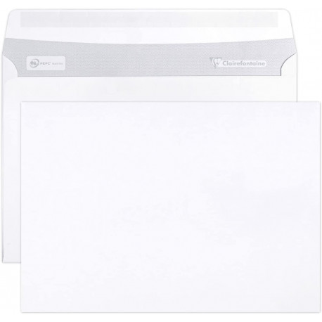 Enveloppe blanche 80 g - Boîte de 500