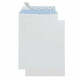 Boîte de 250 pochettes vélin Blanc 90g C4 229x324 mm auto-adhésives