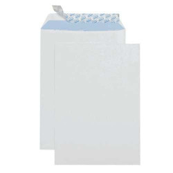 Boite de 250 enveloppes blanches, format 260x 330 90 grammes auto adhésive