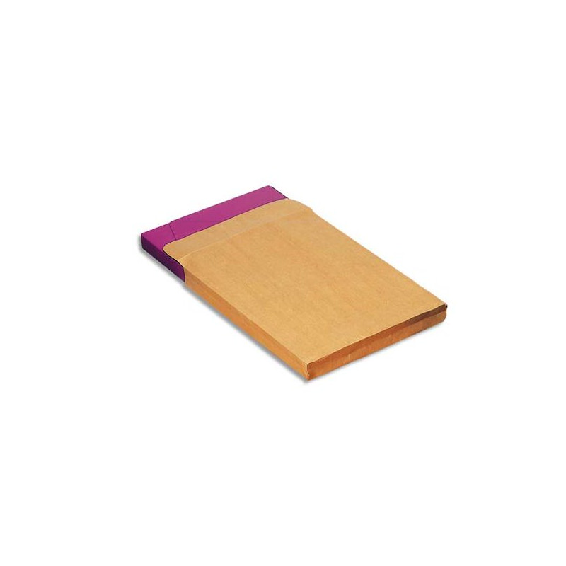 Boite de 500 enveloppes kraft brun 90 grammes, format C5: 16,20 x 22,90 cm